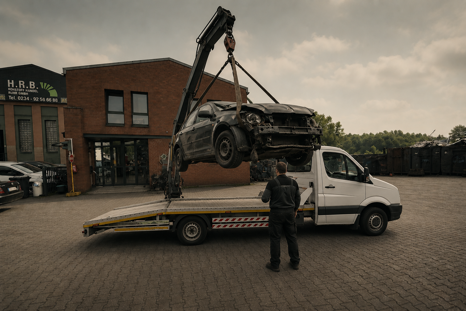Schrottauto Abholung — Lkw-Transport bundesweit